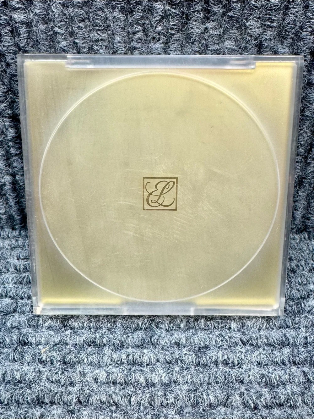 Estee Lauder Deluxe All-Over Face Compact PETAL NECTAR PINK KISS TRANSPARENT